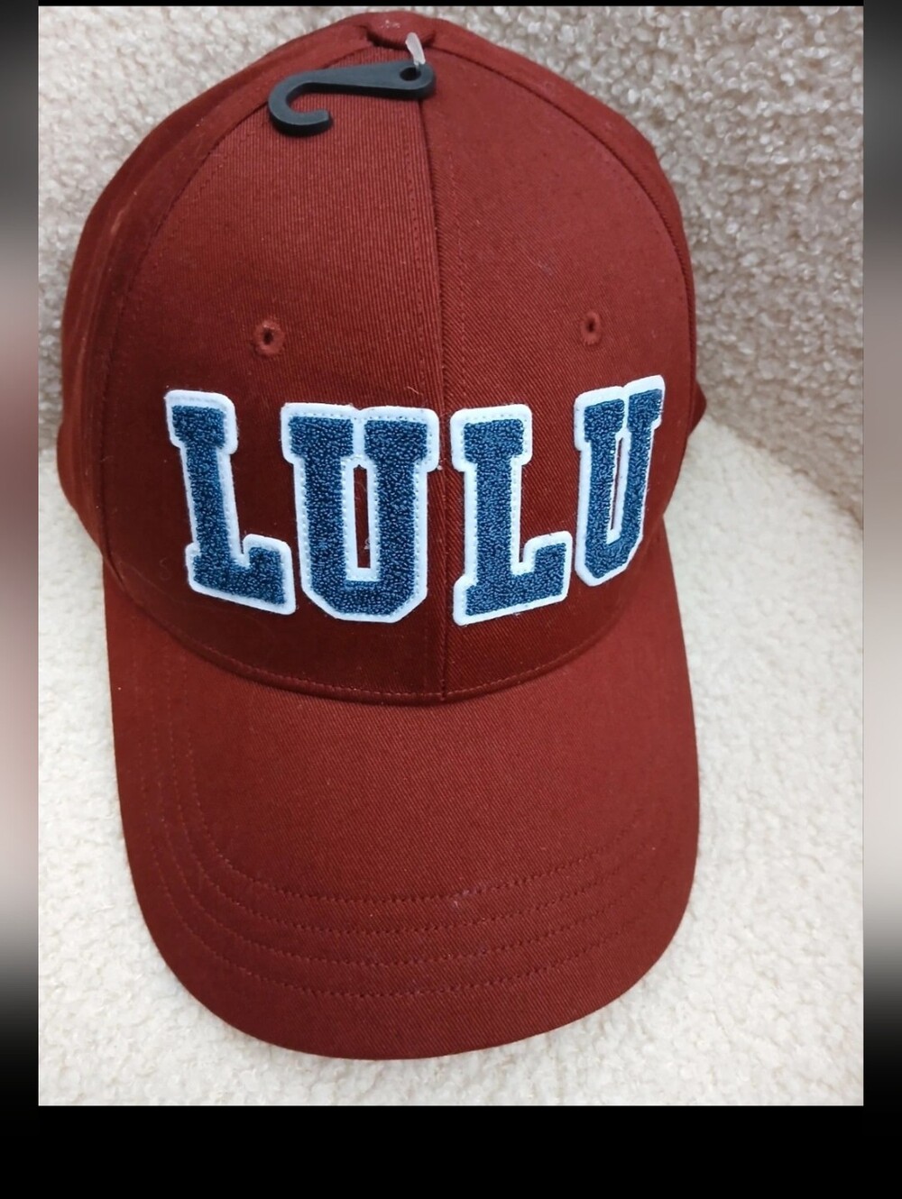 lululemon athletica  Cap in Maroon with Navy Chenille Lettering